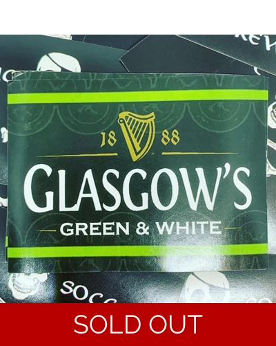 100 Stickers - Glasgow's G&W Guiness